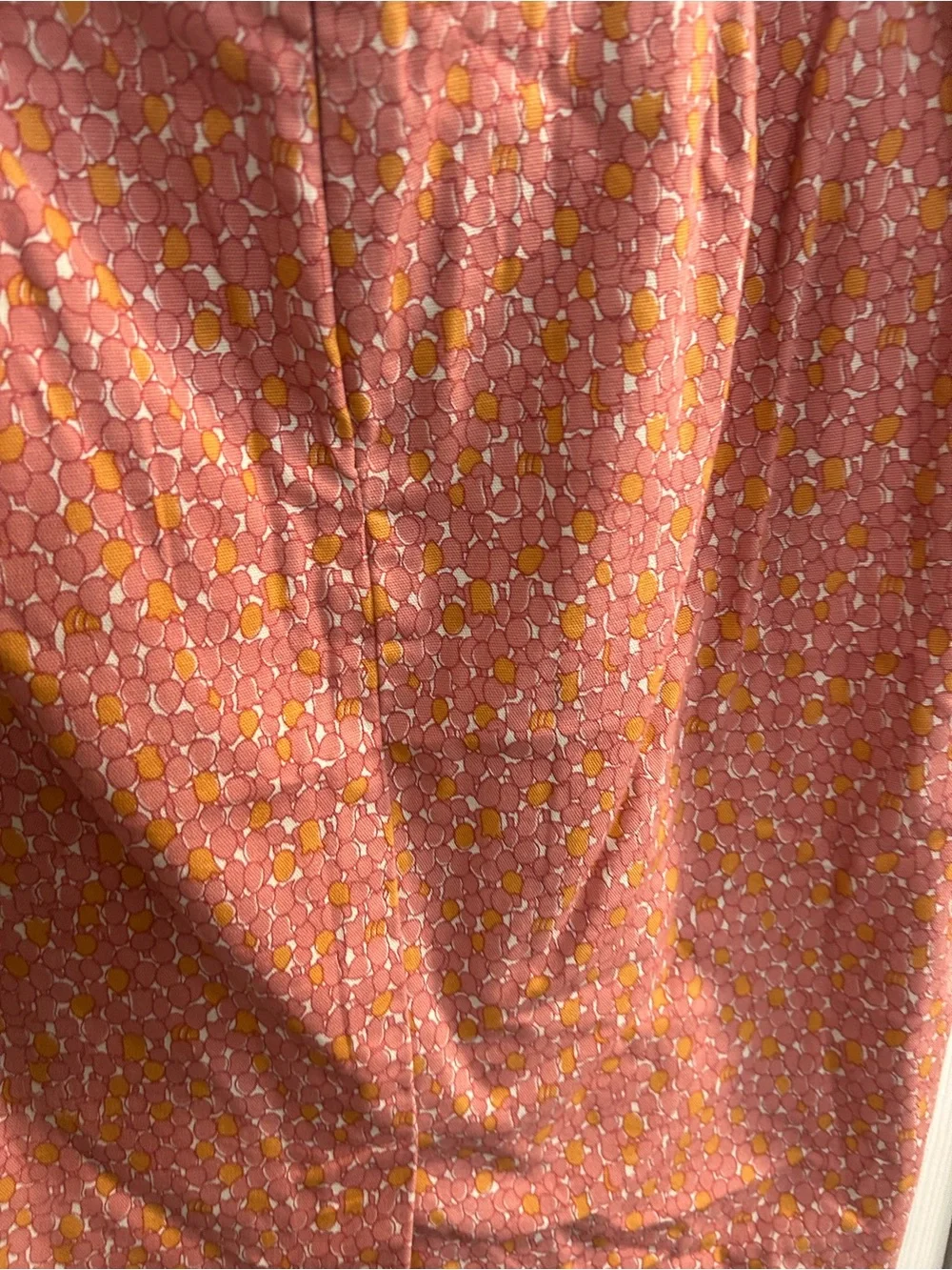 Talbots Women’s Pink Orange  Tulip Print Pencil Straight Skirt 10 Petite NWOT